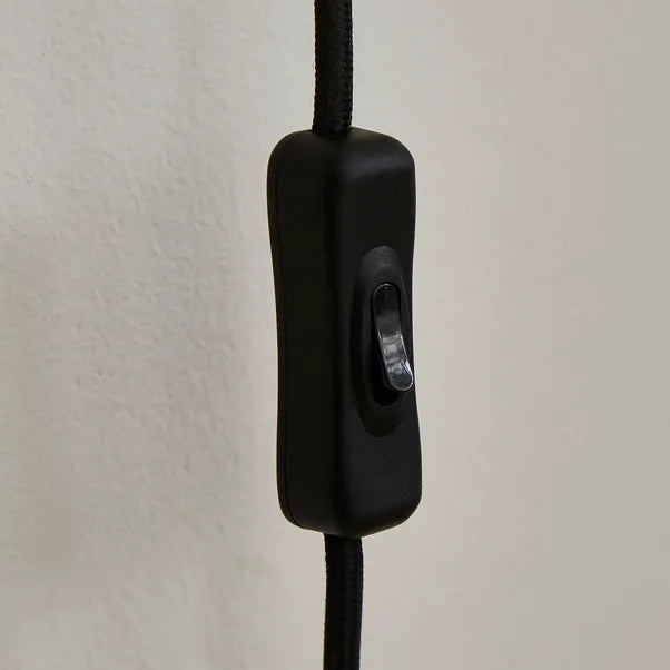 Kindra Leopard Exposed Bulb Plug In Wall Light