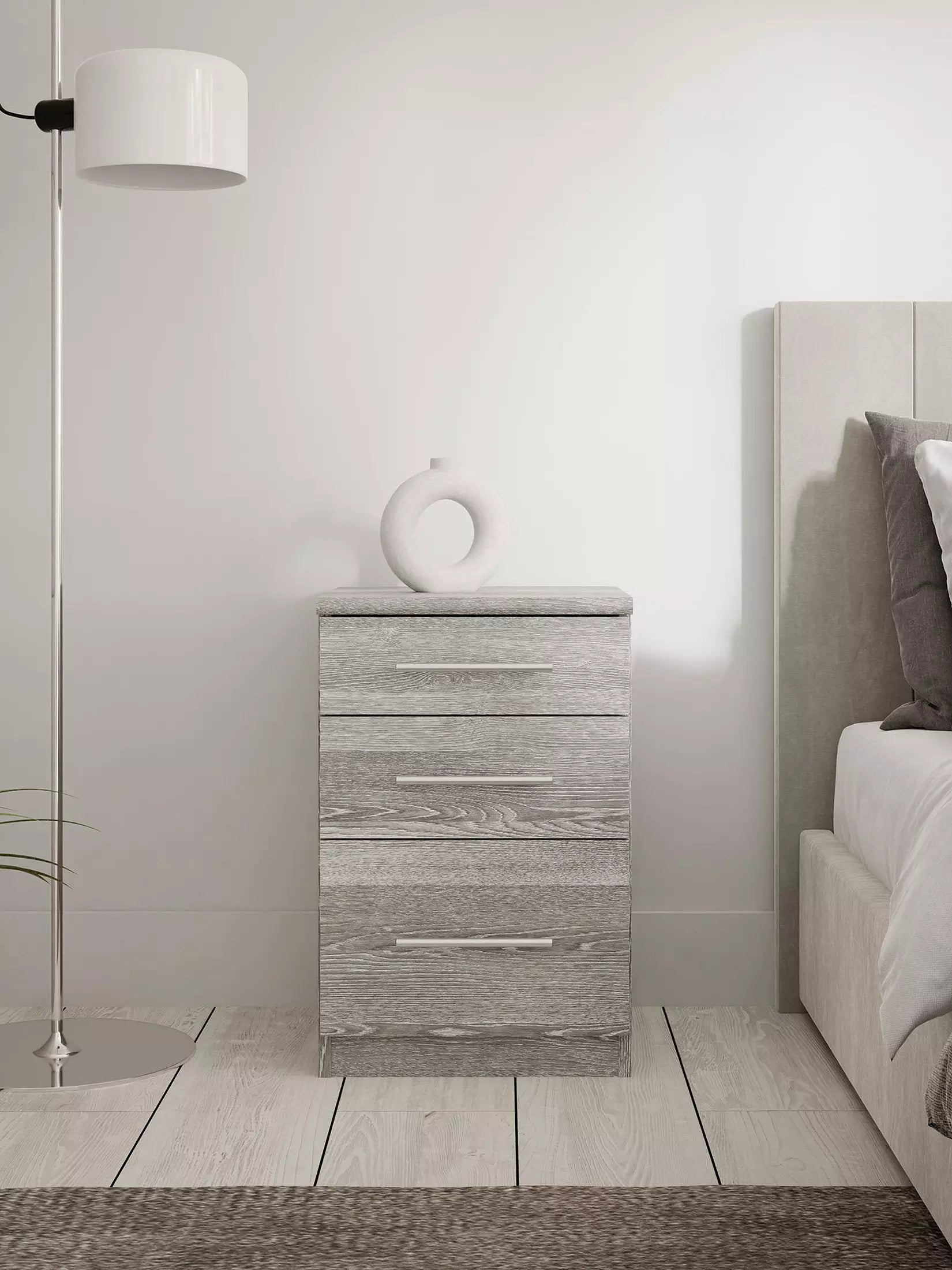 Home Essentials - Prague Graduated Bedside Cabinet - FSC® Certified