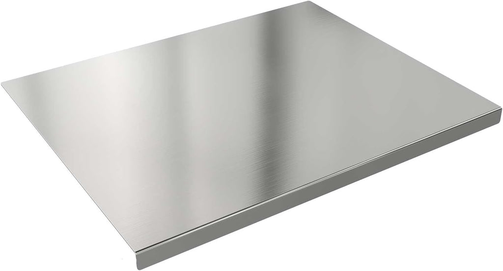 Luxshiny Cutting Boards - 304 Stainless Steel Cutting Chopping Boards Kitchen Worktop Protector Saver for Kneading Rolling Bread Dough Meat Vegetables(40cm*50cm)