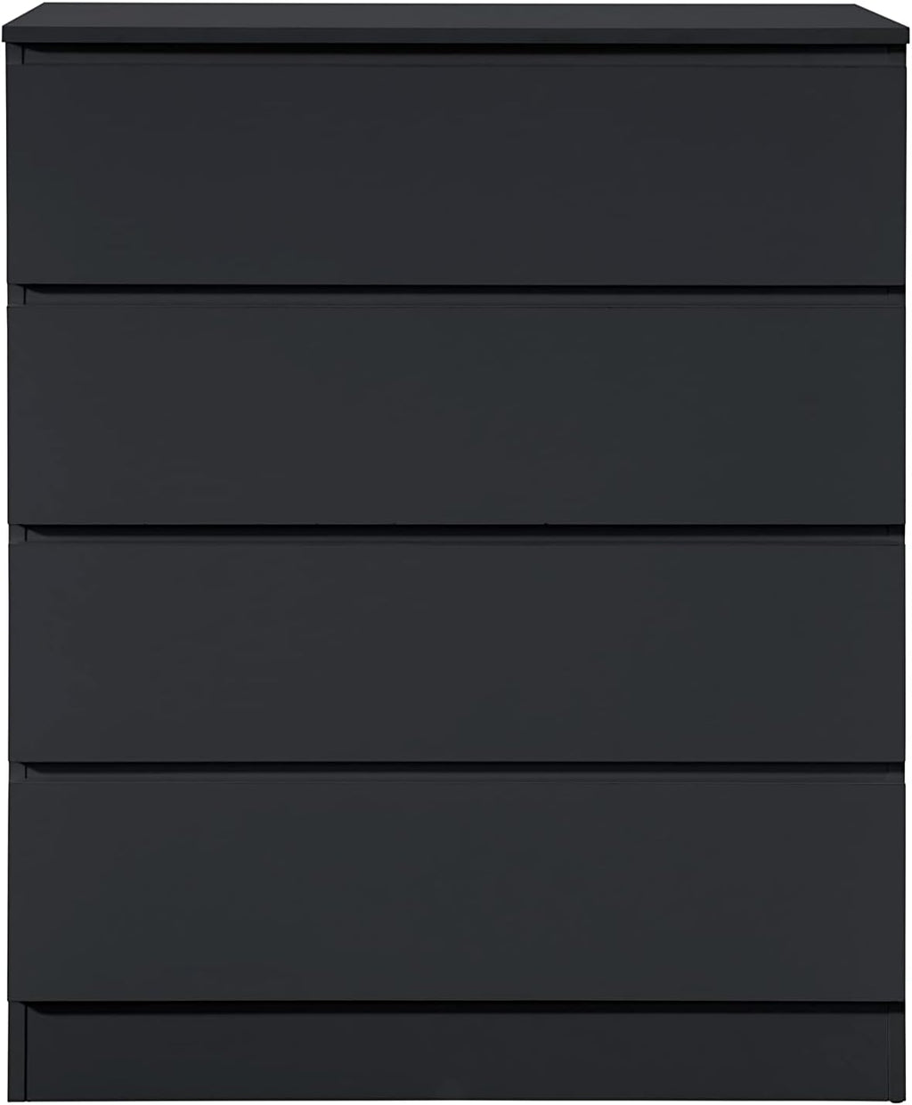 Oslo 4 Drawer Black Chest of Drawers