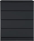 Oslo 4 Drawer Black Chest of Drawers