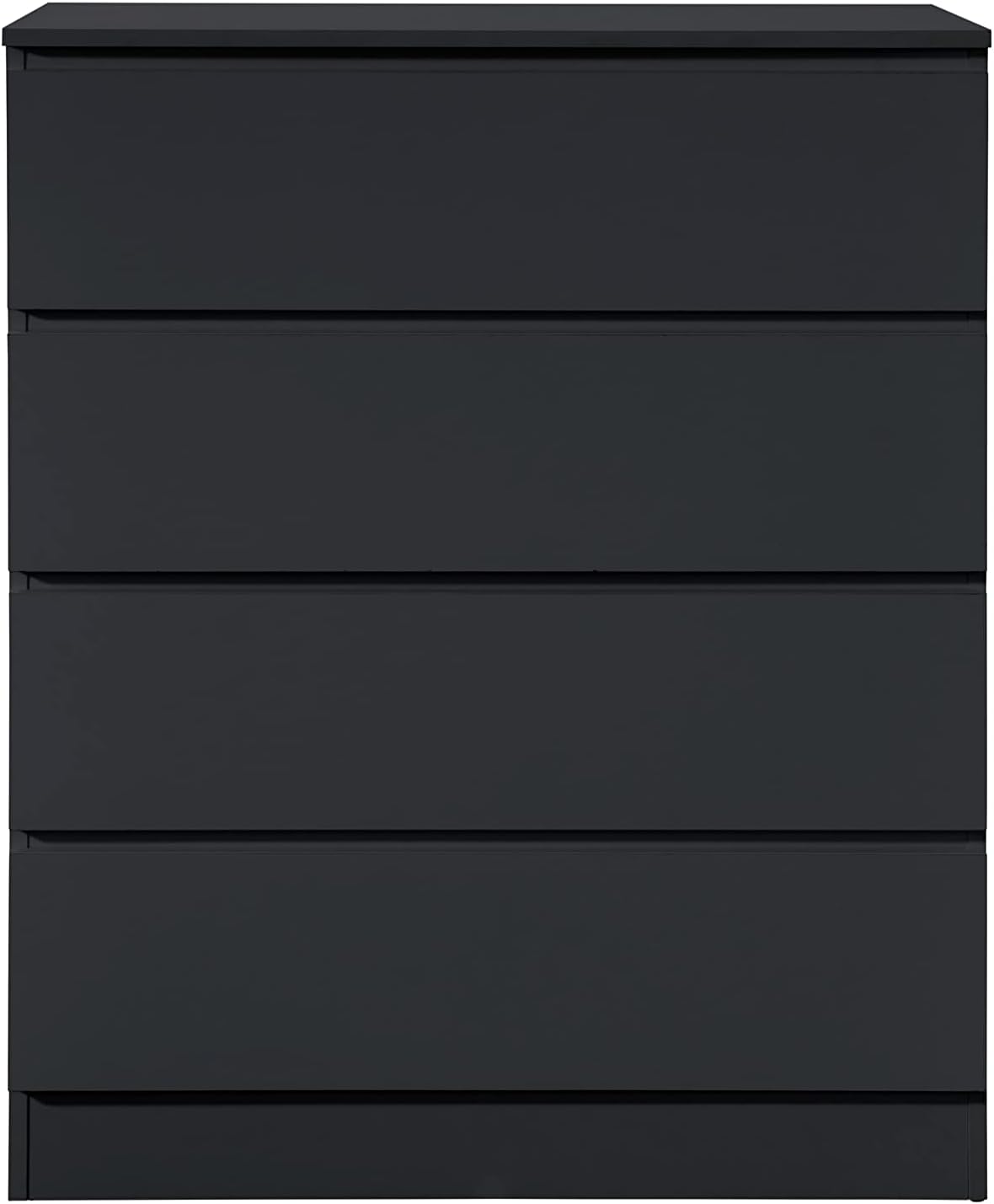 Oslo 4 Drawer Black Chest of Drawers