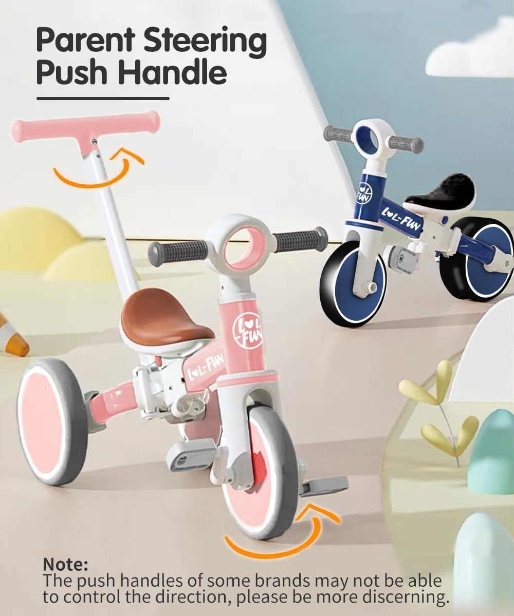 LOL-FUN Toddler Tricycle 1-3 Year Old