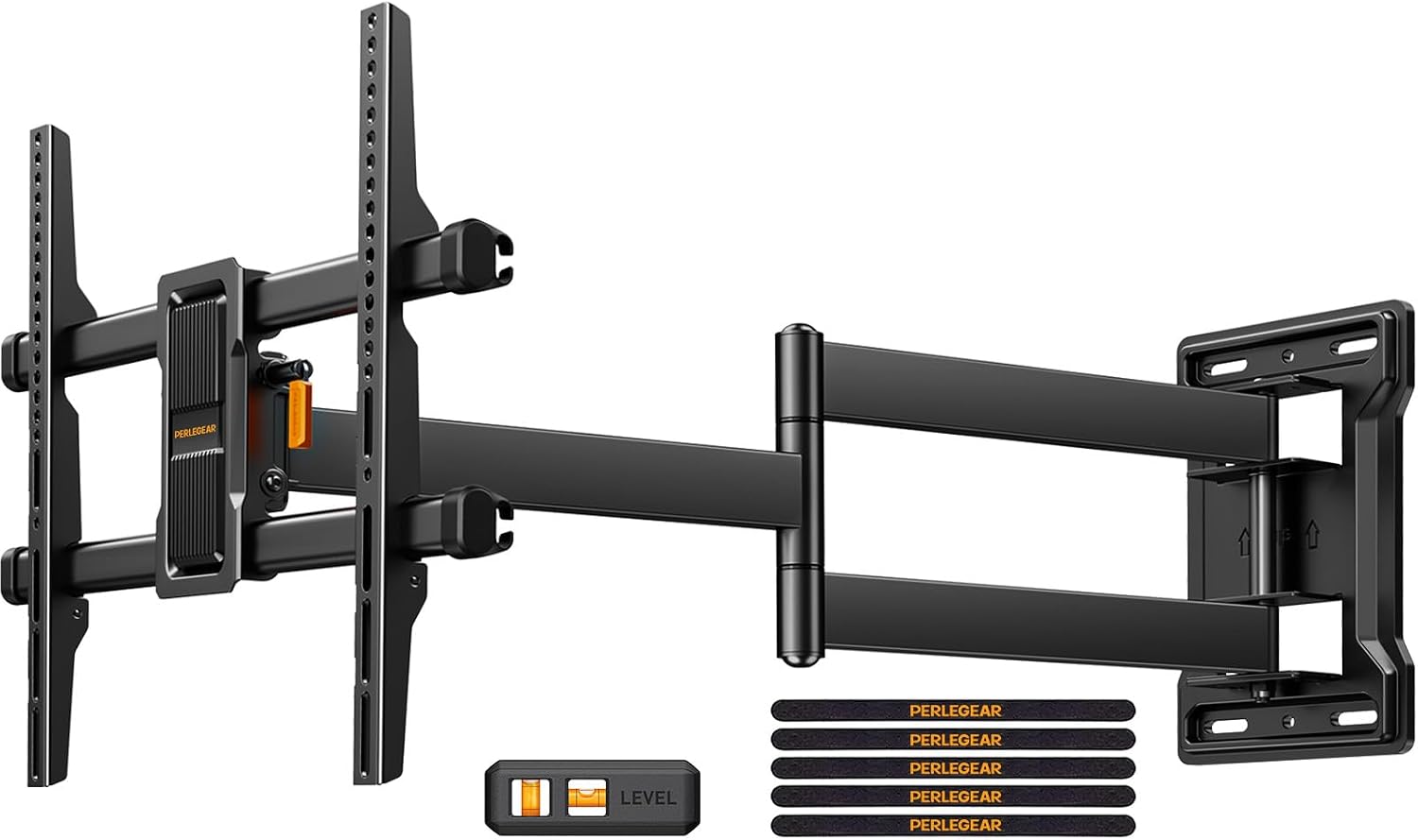 Perlegear Long Reach 700mm Full Motion TV Wall Bracket for 32–65 inch TVs