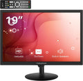 19 Inch PC Monitor 1440x900 LED Display Computer Monitor with VGA/HDMI/AV/BNC/USB, Build in Speaker, 5Ms Response Time, 60 Hz Refresh Rate, VESA, Black