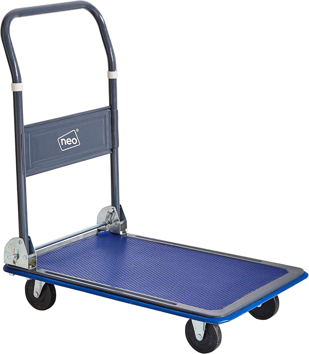 Heavy Duty Aluminium Folding Sack Trolley Hand Truck Barrow Transport Wheels Extendable Handle (150 kg)