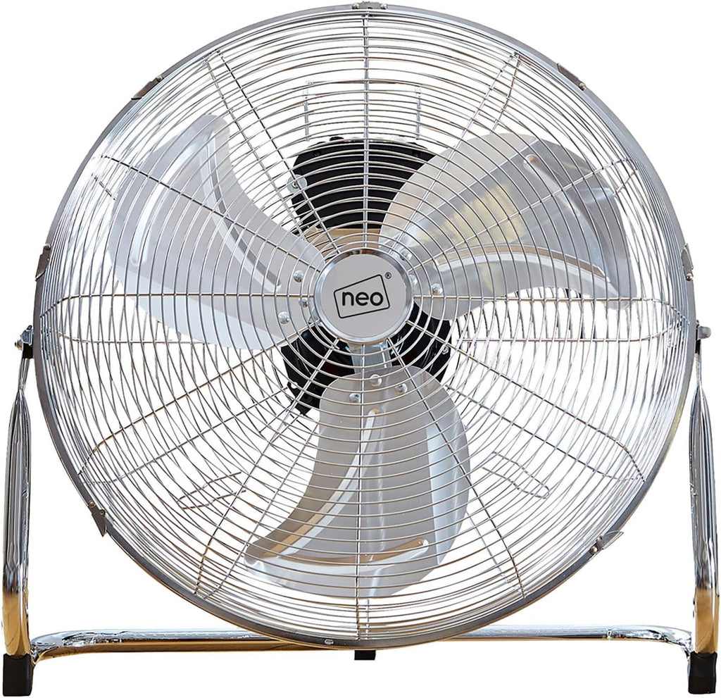 Neo High Velocity Quiet Portable Steel Metal Floor Standing Freestanding Industrial Gym Cooling Fan 3 Speeds