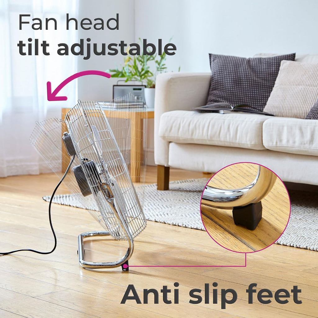 Neo High Velocity Quiet Portable Steel Metal Floor Standing Freestanding Industrial Gym Cooling Fan 3 Speeds