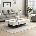 BRAND NEW BOXED STORM COFFEE TABLE IN GREY AND WHITE HIGH GLOSS WITH 4 DRAWERS